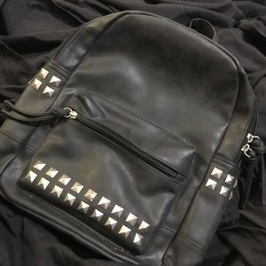 Studded Leather Mini-Backpack